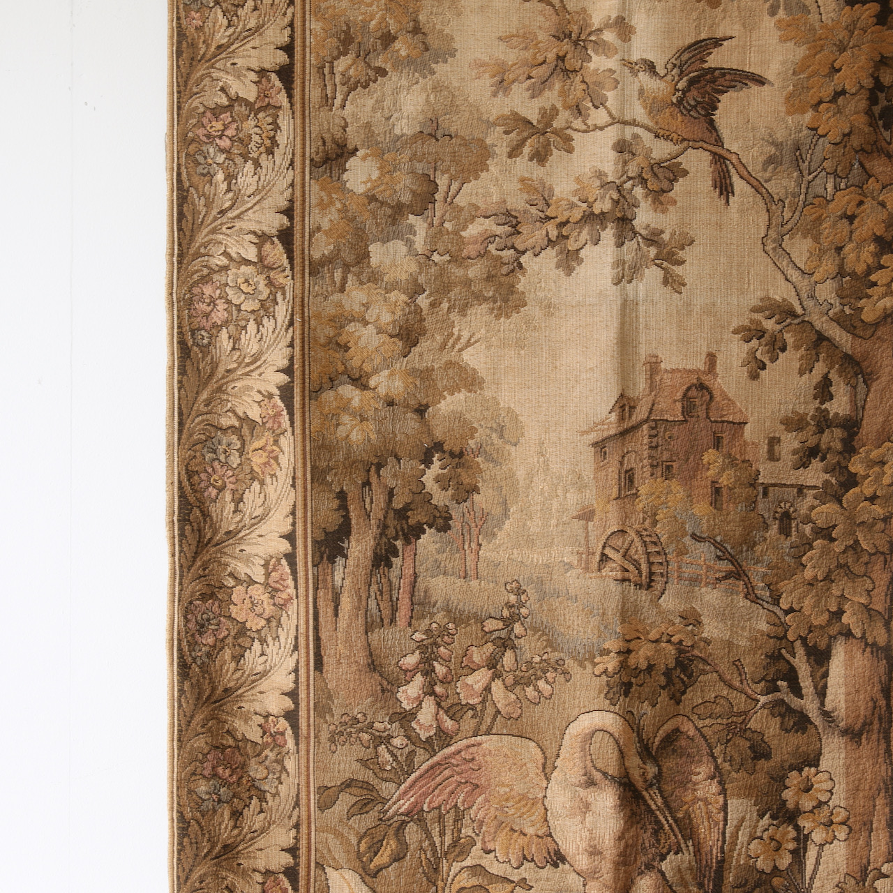 Pair of Antique Verdure Tapestries
